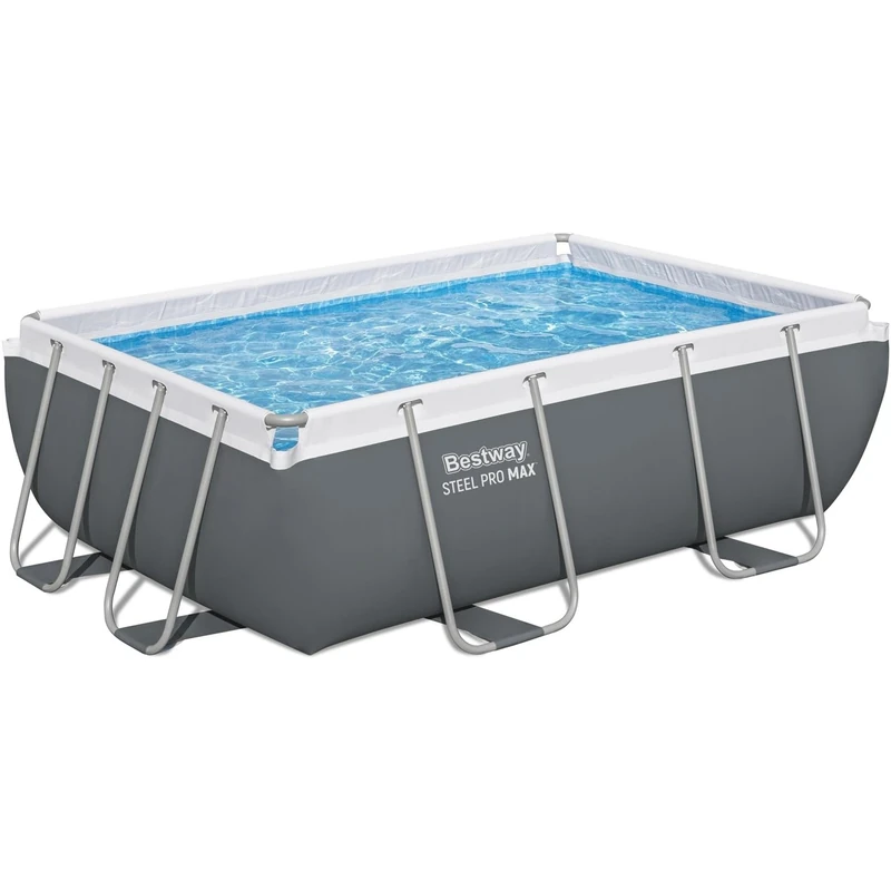 Steel Pro MAX 9'3" x 6'5" x 33"/2.82m x 1.96m x 84cm Rectangular Pool Set