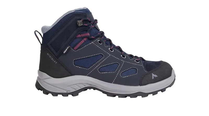 Mc Kinley Women's Discover IV MID AQX Hiking Boots, Navy Dark/Rose Dark/, 9