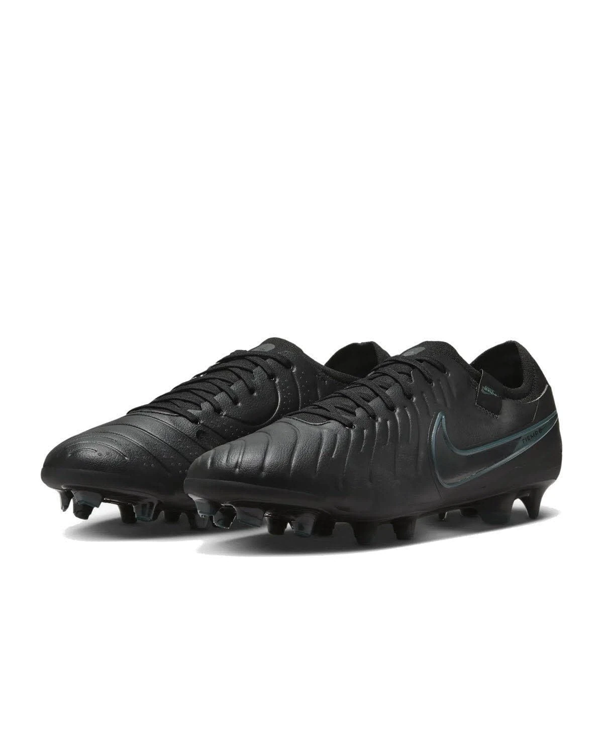 Nike Men's Legend 10 Pro Fg Soccer Shoe, Black/Black/Deep Jungle, 8 UK