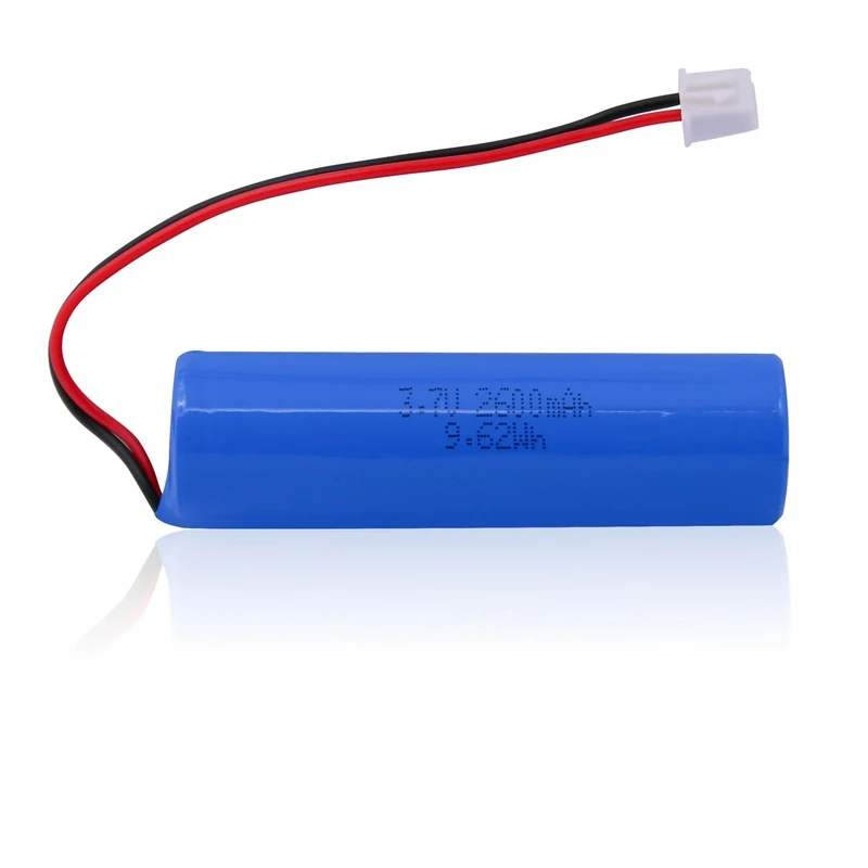 Uxney 3.7V 2600mAh Rechargeable Batteries Lithium ion Battery with XH2.54/2P Connector ，Please check device and connector polarity before purchase