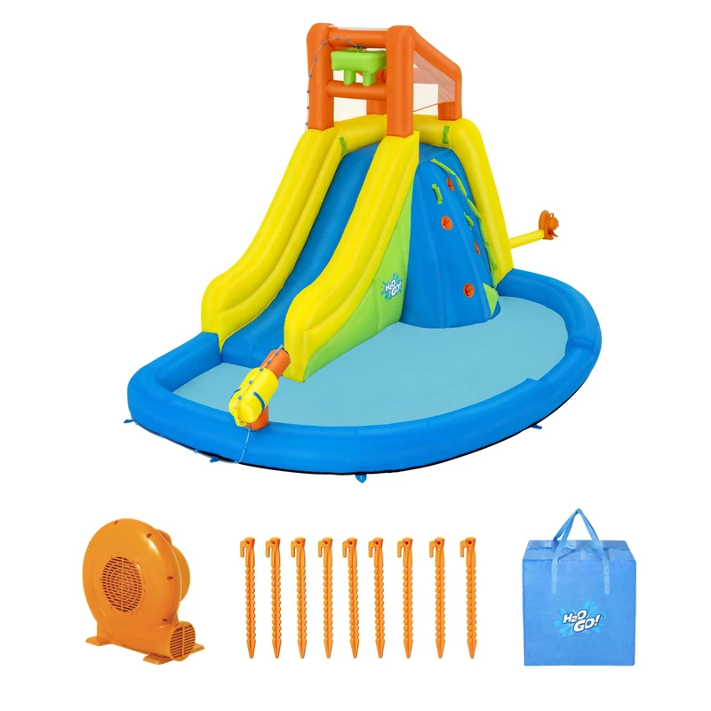 H2OGO! 14'3" x 9'5" x 8'9"/4.35m x 2.86m x 2.67m Mount Splashblast Mega Water Park - Image 1