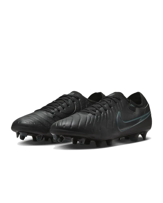 Nike Men Legend 10 Pro Fg Soccer Shoe, Black/Black/Deep Jungle, 7.5