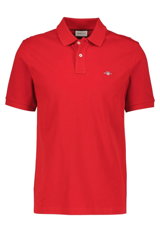 GANT REG EMB Archive Shield Polo Shirt, Ruby red, XS