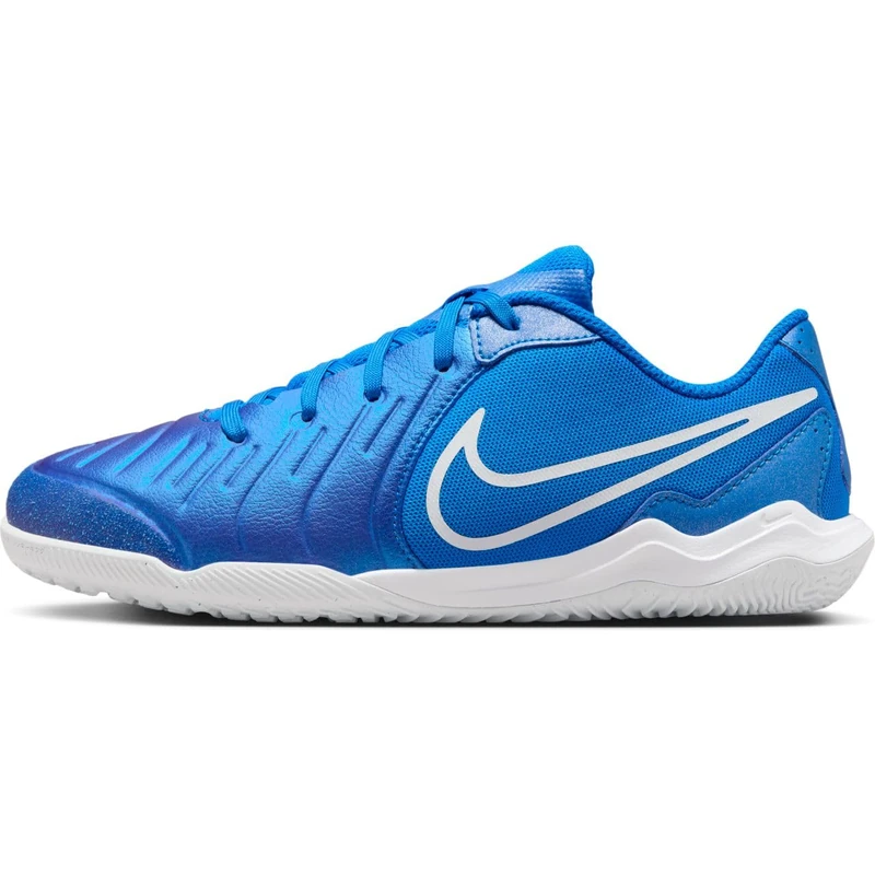 Nike Unisex Kids Legend 10 Academy Ic Football Shoe, Signal Blue White, 4.5 UK
