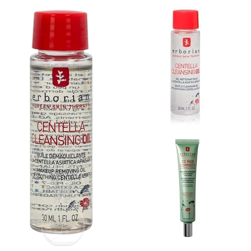 Erborian - Centella cleansing oil - Centella asiatica facial cleansing oil 30 ml - All skin types - Korean cosmetic care