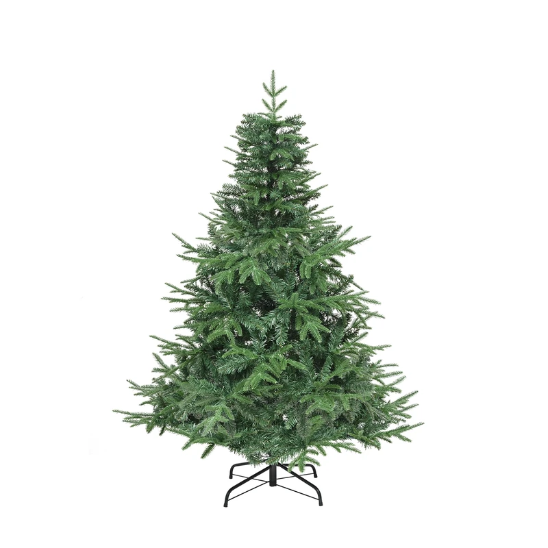 YITAHOME 5ft Artificial Christmas Tree, PE Mixed Realistic Spruce Christmas Tree with 450 Tips, Foldable Metal Frame & Metal Stand, Easy Assembly Pop Up Christmas Tree for Home Party, 152 x Φ75cm
