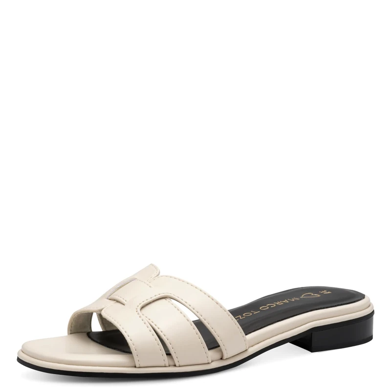 MARCO TOZZI Women's Elegant Summer Mules, Beige (Cream), EU 41 - Image 1