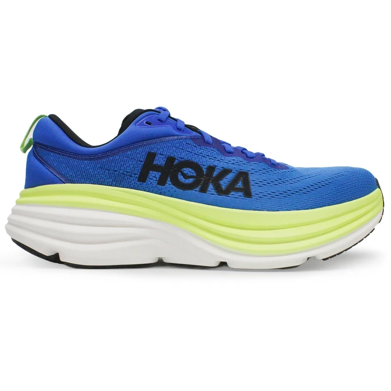 HOKA ONE ONE 1123202-ELT Bondi 8 Men Electric Cobalt/Lettuce UK 9