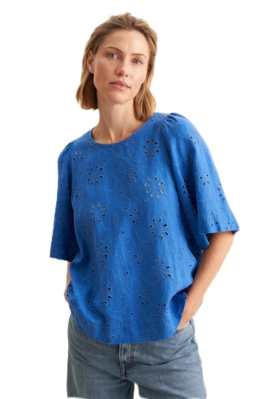 Seidensticker Women's Blouse, Blue, 10