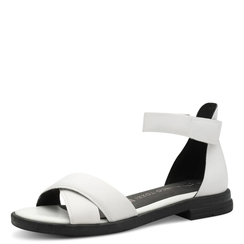 MARCO TOZZI Women's 2-28165-44 Sandals, White, 8 UK