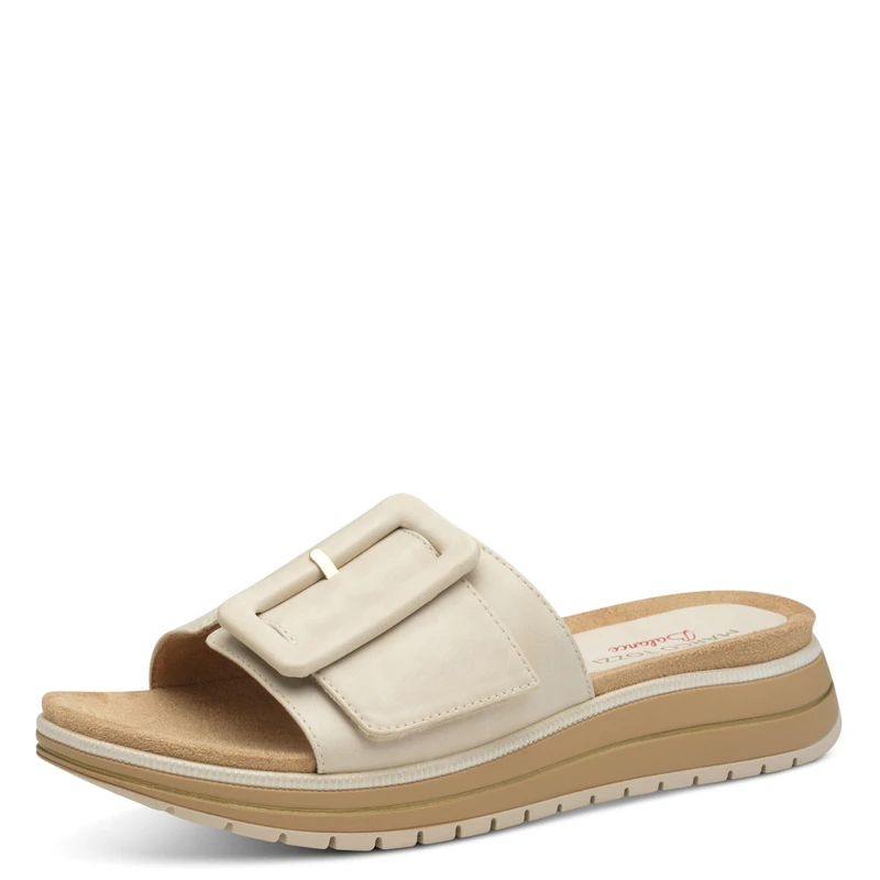 MARCO TOZZI Women's 2-27503-44 Mule, Cream, 6.5 UK