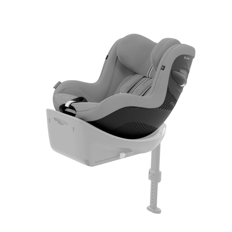 CYBEX Gold child car seat Sirona G i-Size Plus, Without base, For 3 month olds up to 4 year olds, Max. 19 kg, 61 - 105 cm (use newborn insert when smaller than 40 cm tall), Stone Grey