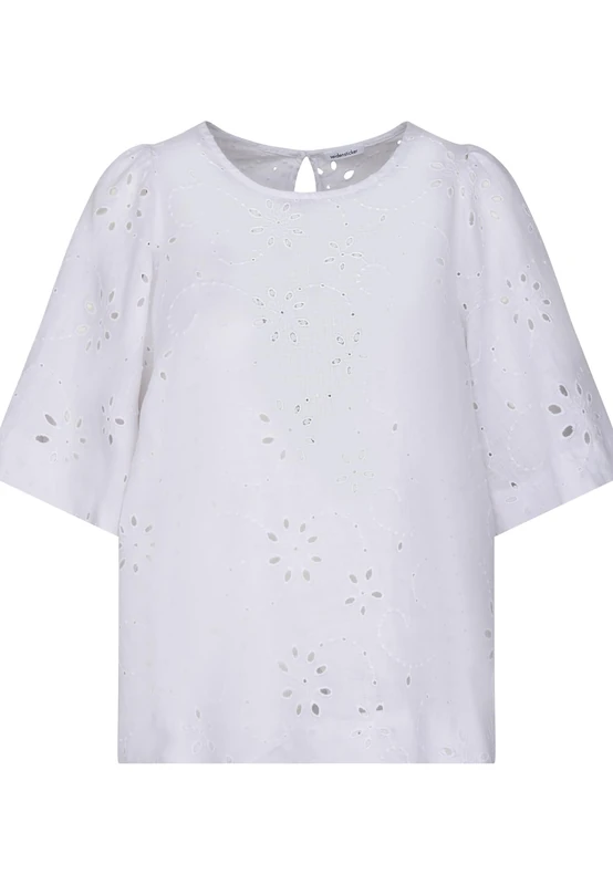 Seidensticker Women's Damen Bluse Blouse, White, 8