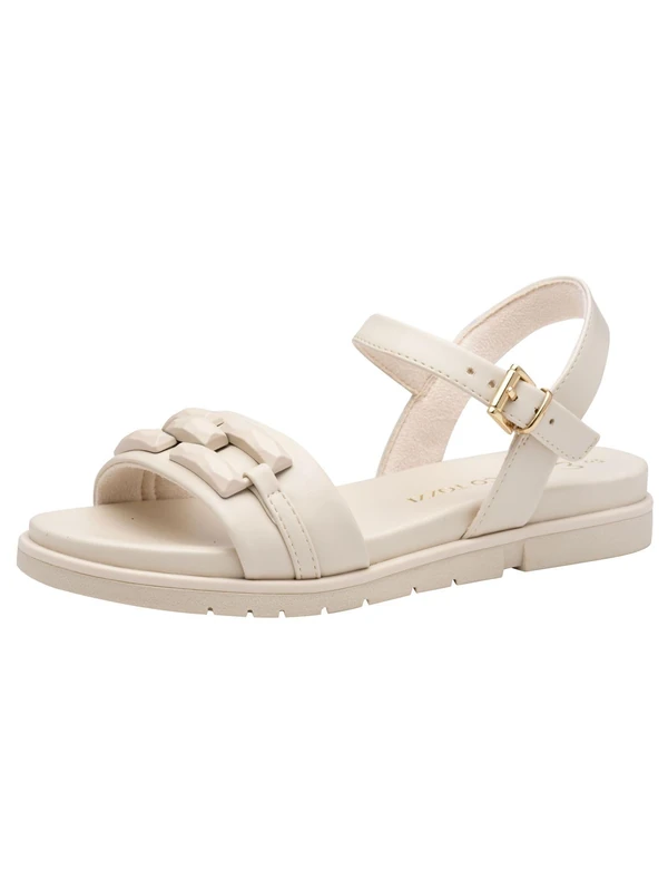 MARCO TOZZI Women's 2-28406-44 Sandals, beige, 4 UK