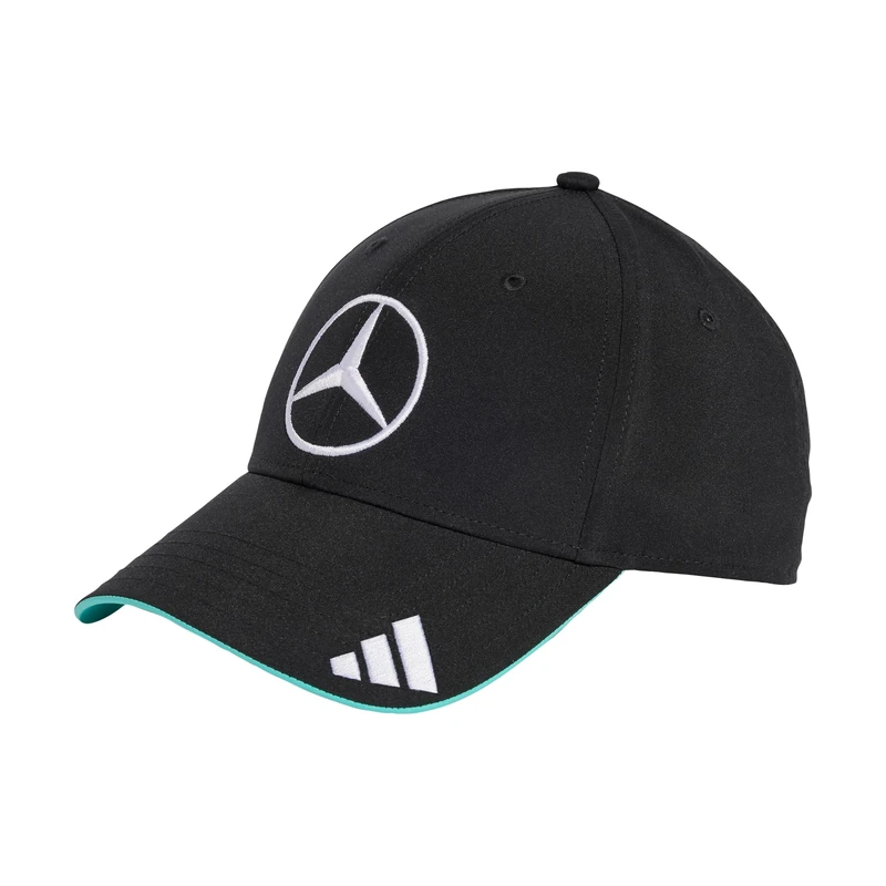 adidas Unisex Mercedes - AMG Petronas Formula ONE Team Driver Cap, Black/White, XXS-XS