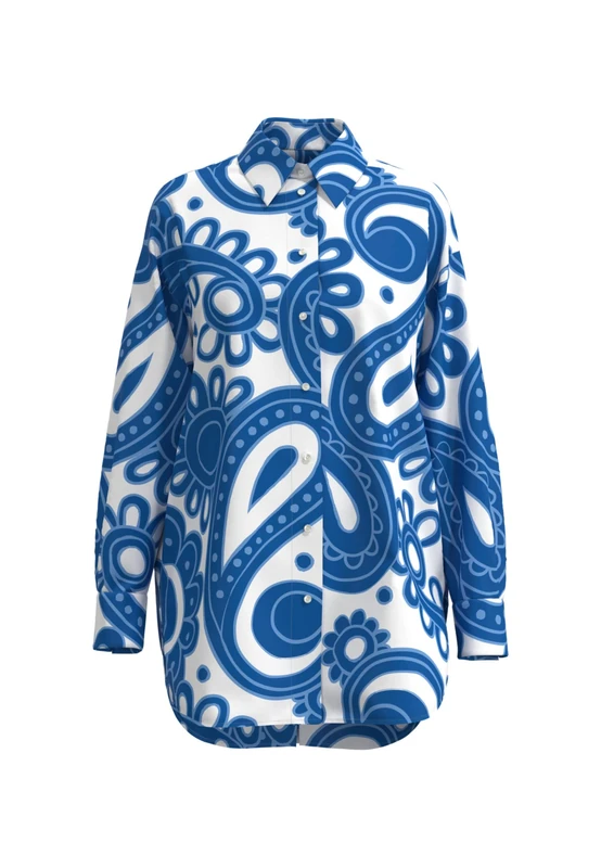 Seidensticker Women's Damen Bluse Blouse, Blue, 14