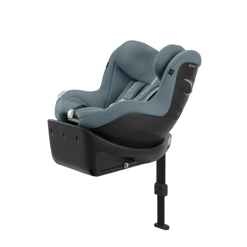 CYBEX Gold Sirona G i-Size Plus child car seat, For 3 month olds to 4 years of age (with newborn insert), max. 20 kg, 61 - 105 cm (use with newborn insert if up to 40 cm tall), Beach Blue