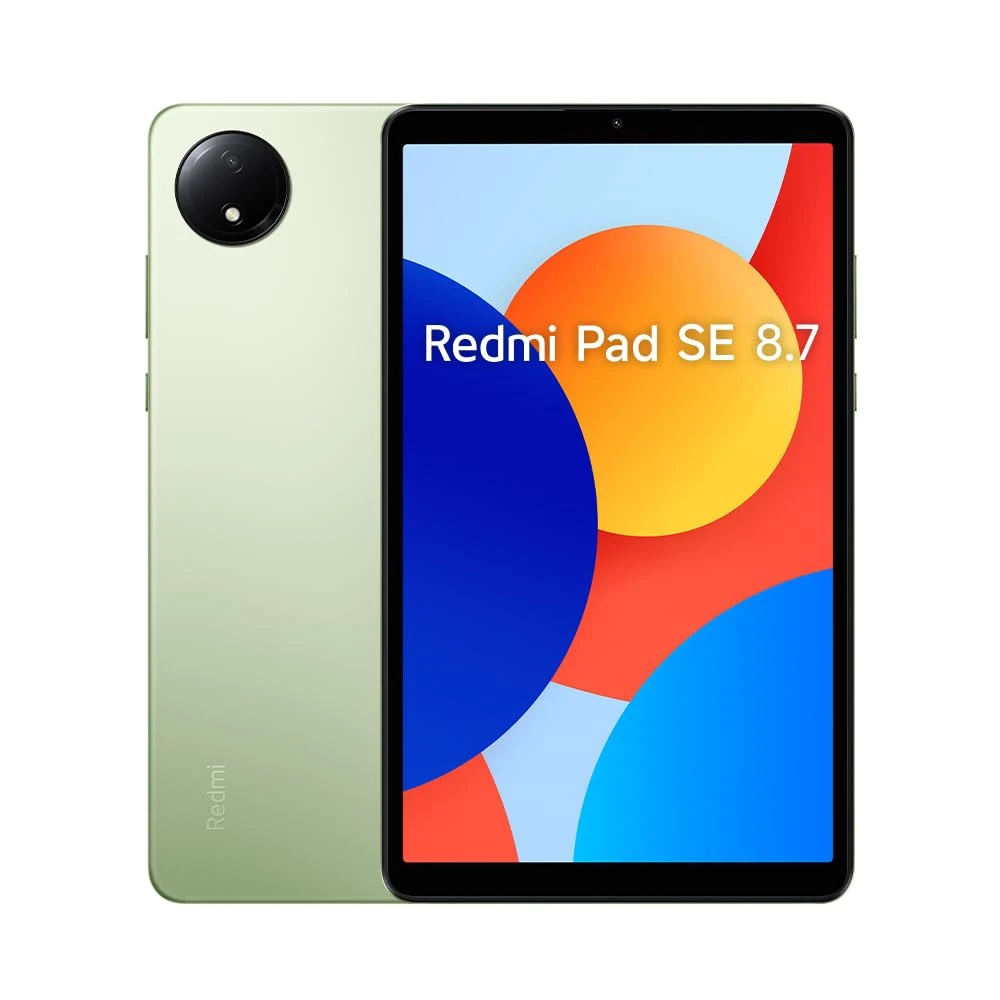 Xiaomi Redmi Pad SE 8.7 4+64GB Aurora Green with ring holder,MediaTek Helio G85 Processor,Up to 2TB expandable storage,8.7" eye-care display，90Hz smooth refresh rate,(UK Version+2year warranty)