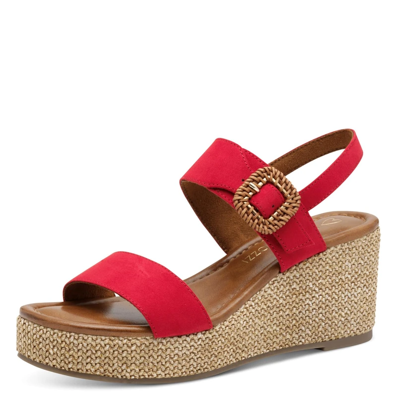 MARCO TOZZI Women's 2-28039-44 Sandals, red, 8 UK