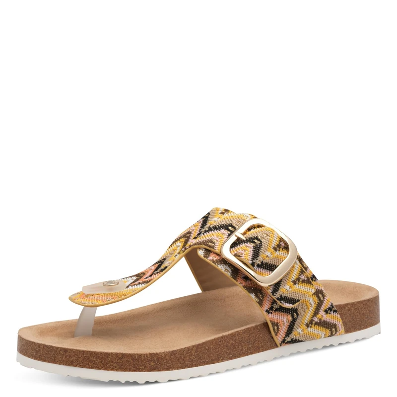 s.Oliver Women Damen 5-27108-44 Slide Sandal, Yellow, 8 UK