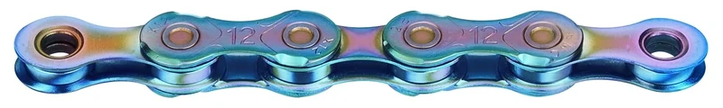 KMC X12 Waxed 12 Speed Chain, Aurora Blue, 126 Link
