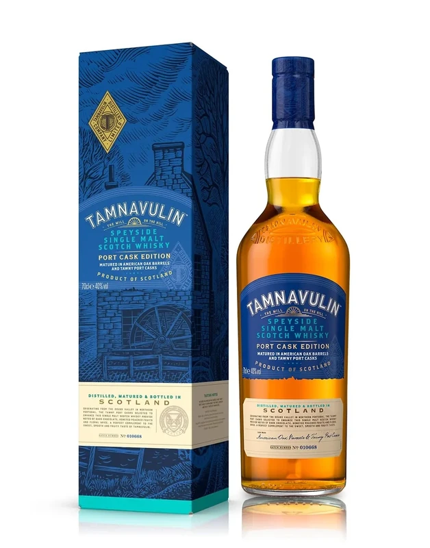 Tamnavulin Single Malt Scotch Whisky Port Cask Edition 70cl | The Signature Speyside Malt | Rich, Balanced and Fruity | 40% vol