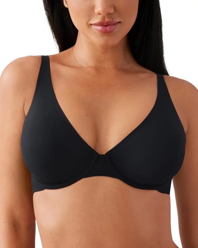 Wacoal Women's Better Than Braless Underwire Full Coverage Bra, Black, 32C