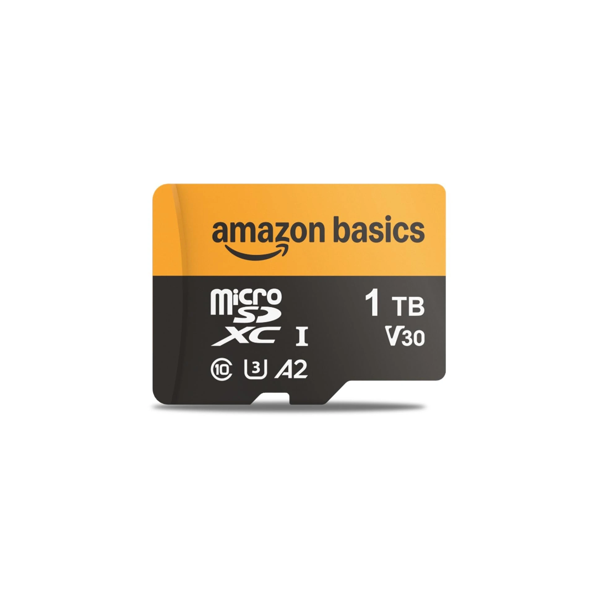 Amazon Basics 1TB microSDXC Card with Adapter, Read Speed Up to 200MB/s, 1-Pack
