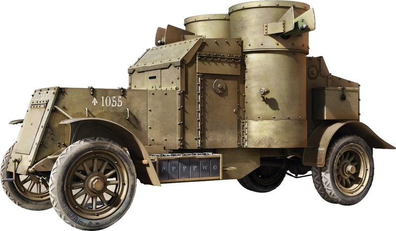Miniart WWI 1:35 - Austin Armored Car (British Service) - Image 1
