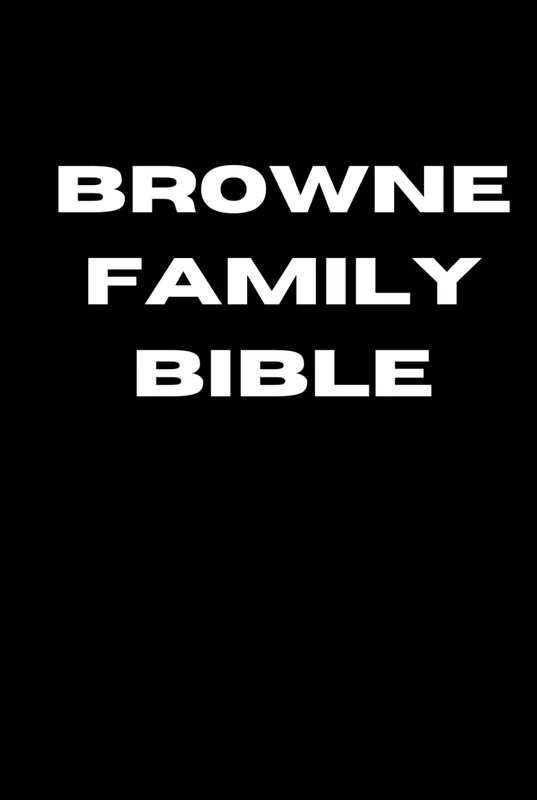 Browne Family Notebook