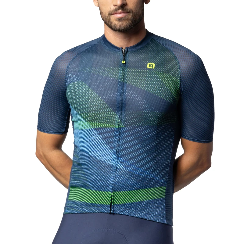 Alé Cycling Men's Pragma Connect Cycling Jersey, Blue, S