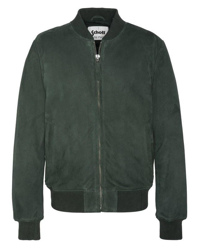 Schott NYC LC300 Men's Jacket, Green, M