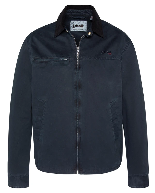Schott NYC Cadamswash jacket Men, navy blue, XL - Image 1