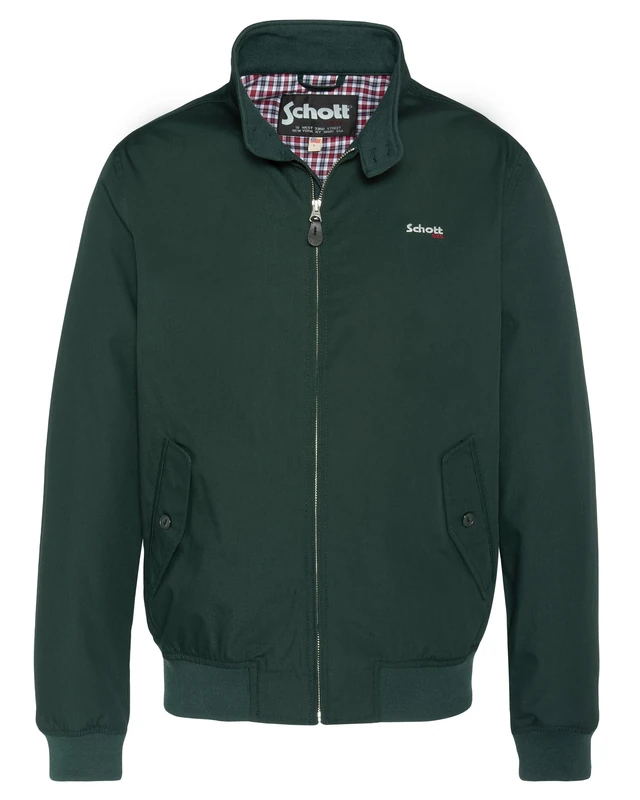 Schott NYC Men's Jacket, Dark Green, L