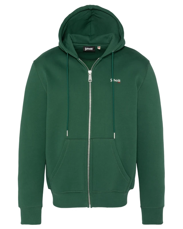 Schott NYC Swcasual3 Cardigan Sweater, Green, L