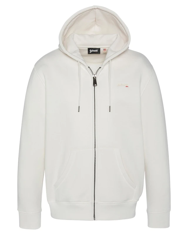 Schott NYC Swcasual3 Cardigan Sweater, Off White, L