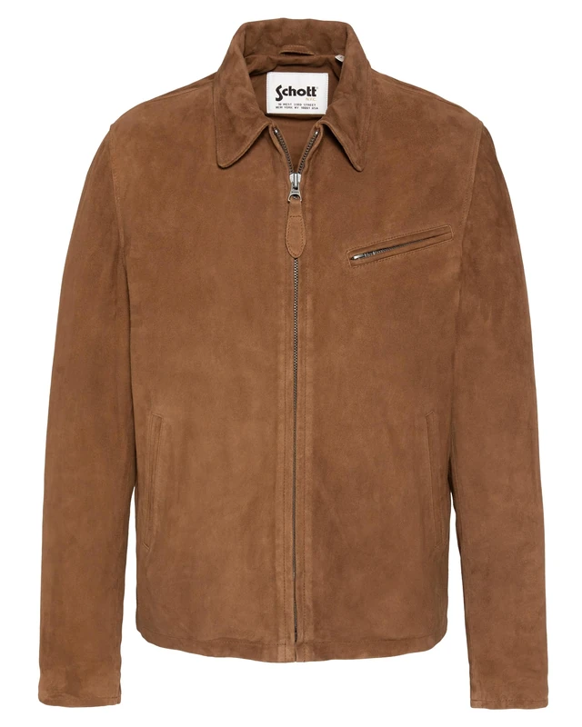 Schott NYC Lcwork Men's Jacket, Rust, M