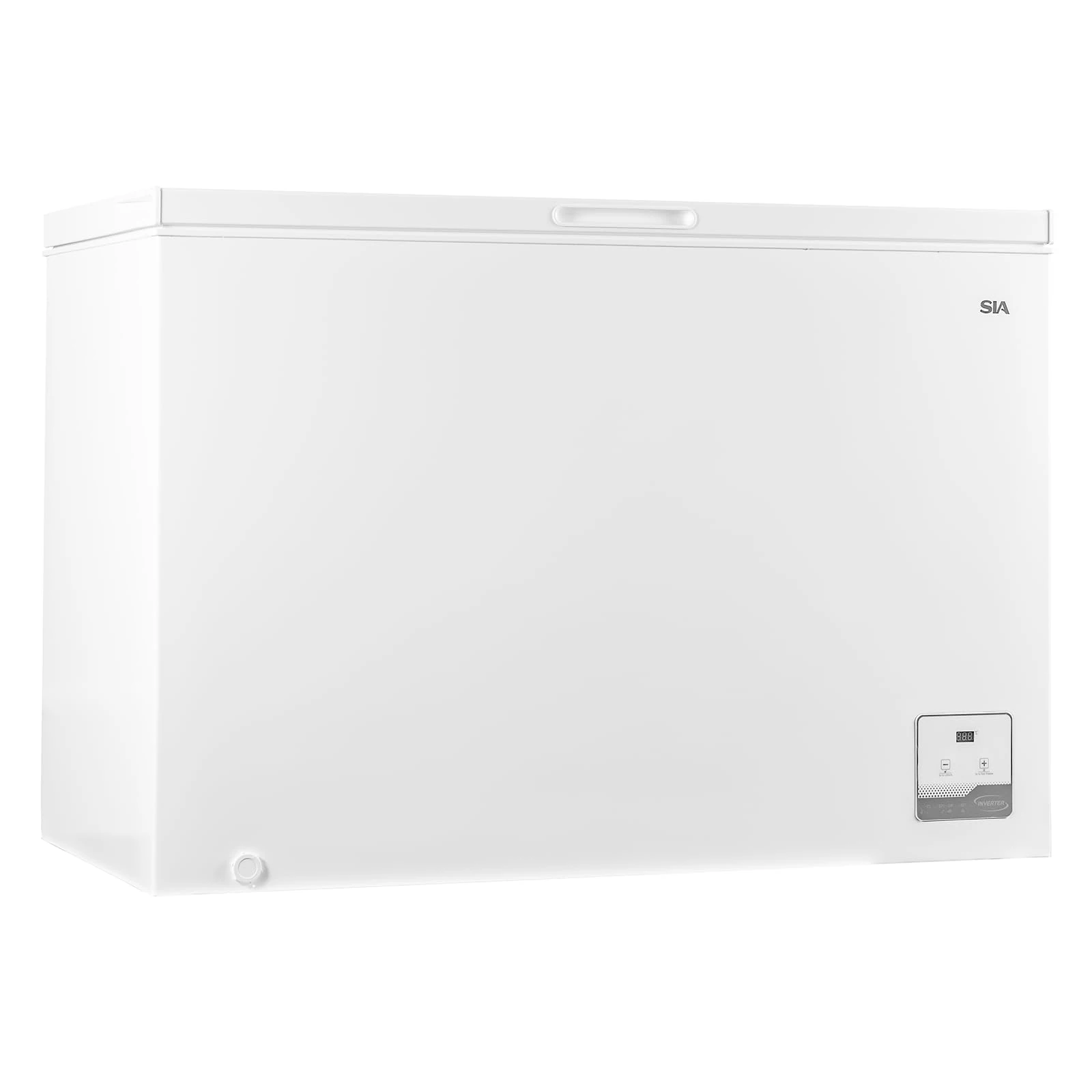 SIA SCF300WE Freestanding 299L White Chest Freezer With Removable Wire Basket, 112.5cm Wide, Large Capacity, Adjustable Temperature Control, E Rated, 2 Years Parts And Labour Guarantee