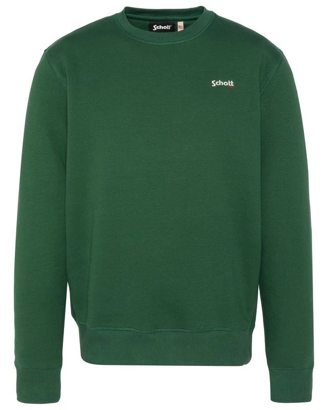 Schott NYC Swcasual1 Sweatshirt, Green, L