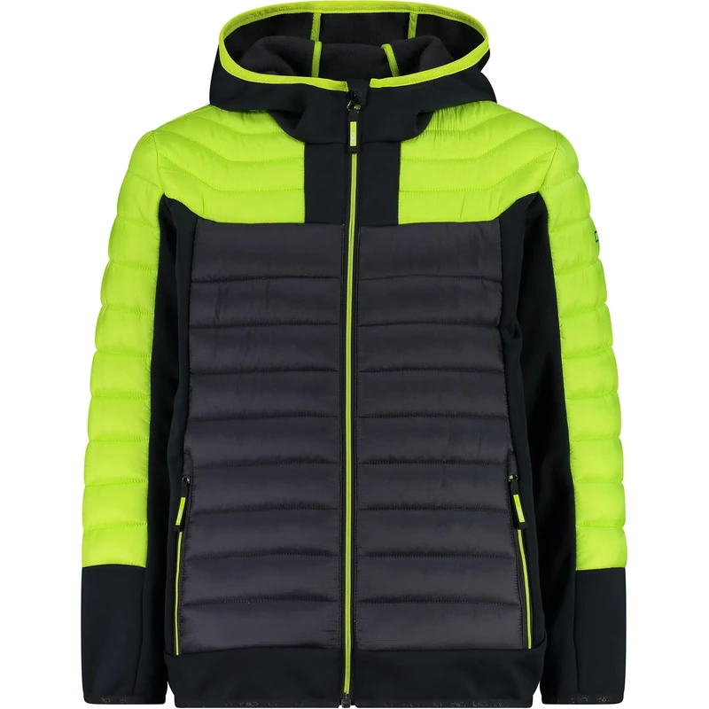 CMP Children's Hybrid Jacket with Fixed Hood Unisex – Children and Teenagers