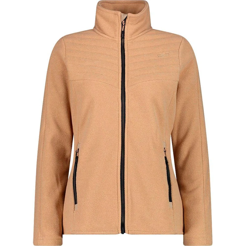 CMP Women's Giacca Da Donna in Pile Knit Tech Jacket, Sesame, 46 - Image 1