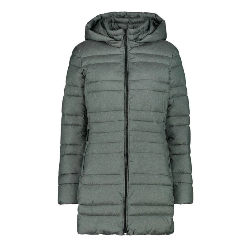 CMP Women's Parka Da Donna in Nylon Con Cappuccio Removibile Jacket, Mineral Mel, 46 - Image 1