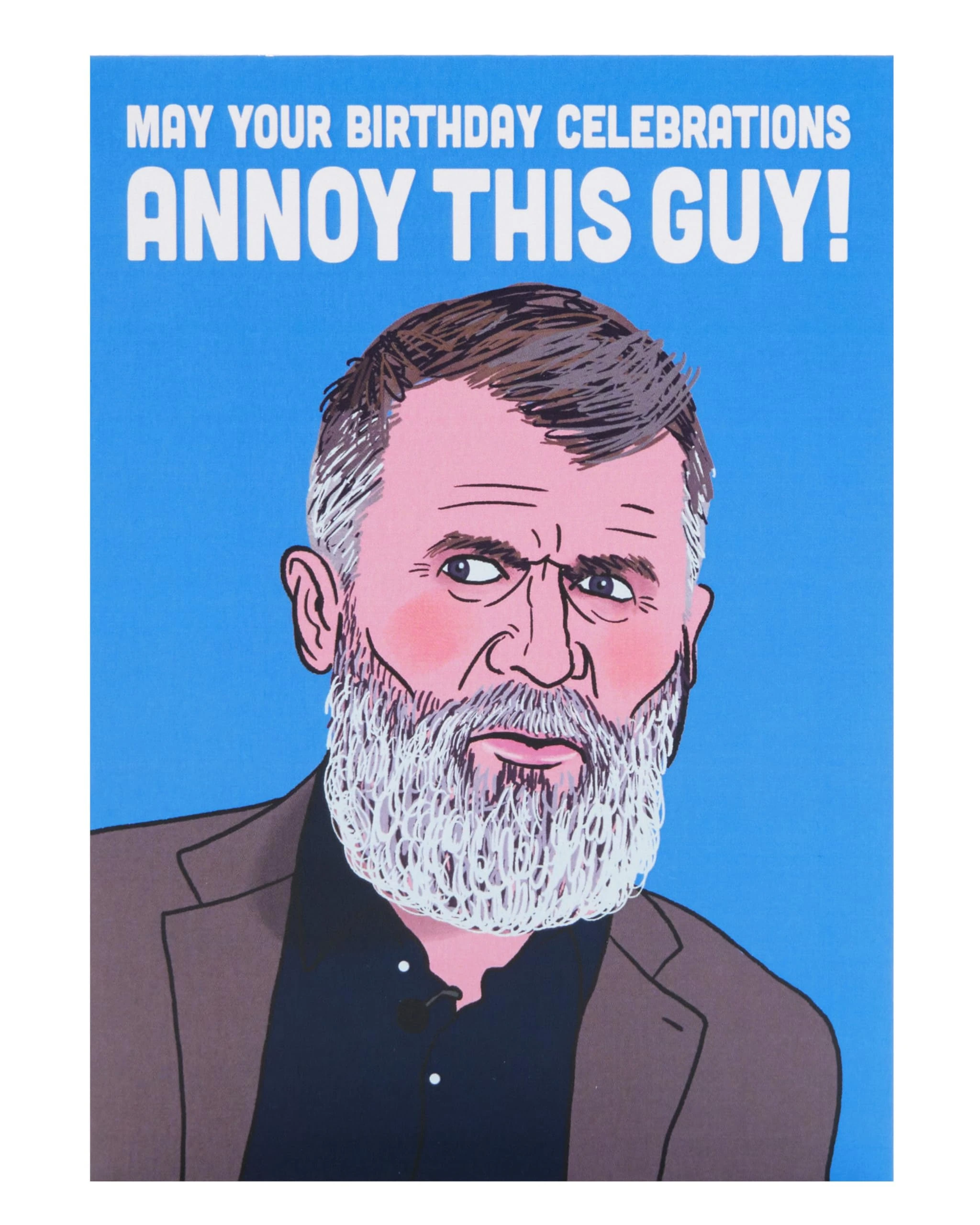 UK Greetings Birthday Card for Him/Her/Friend - Roy Keane Design