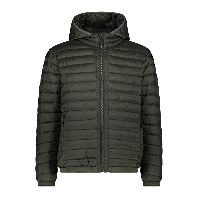 CMP Men's Giacca Da Uomo in Nylon Con Cappuccio Fisso Jacket, Forest, 46