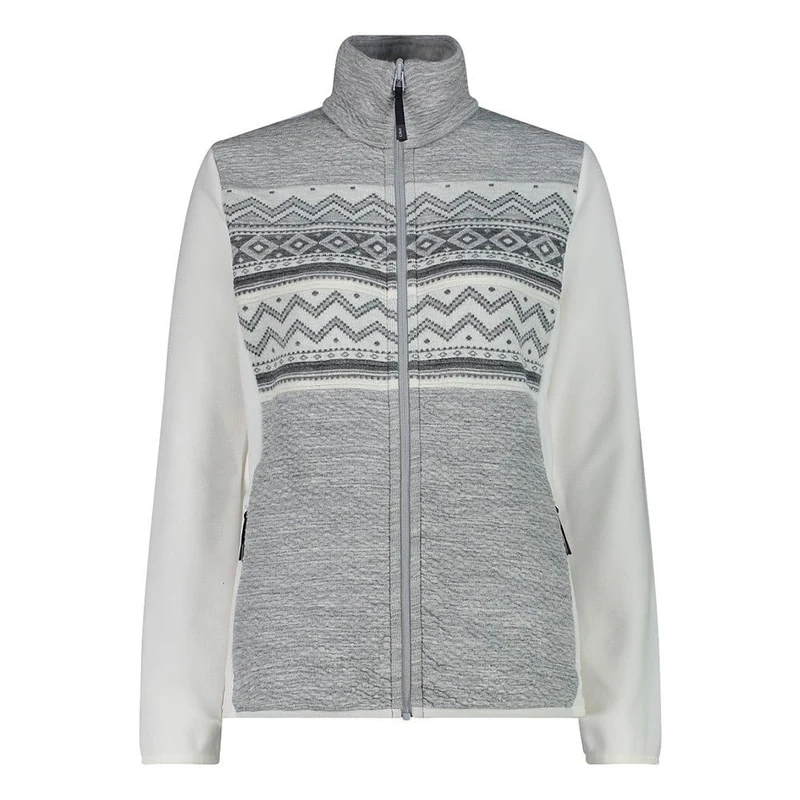 CMP - Artic Fleece Women's Fleece Jacket, B.Co Gesso, 40 EU - Image 1