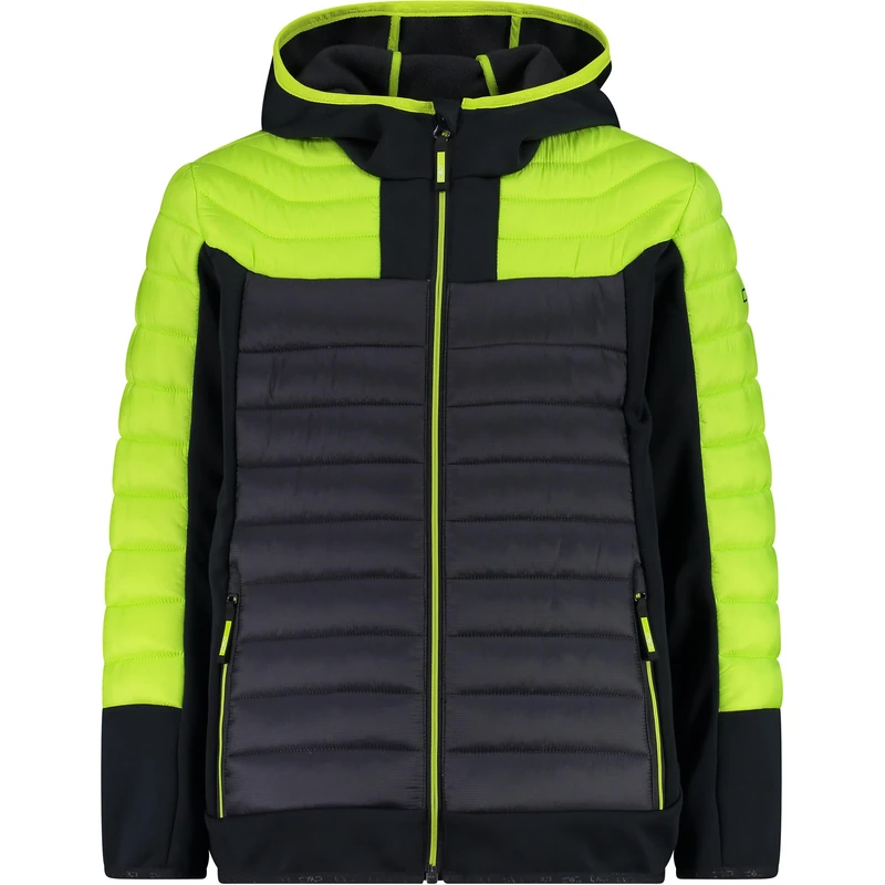 CMP Children's Hybrid Jacket with Fixed Hood Unisex – Children and Teenagers