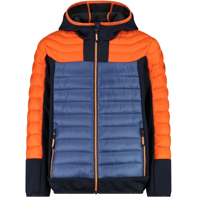 CMP Children's Hybrid Jacket with Fixed Hood Unisex – Children and Teenagers