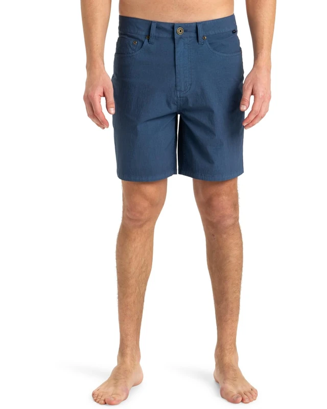 Quiksilver Mens Nelson Surfwash Amphibian 18 Shorts, Vintage Indigo, 28 EU