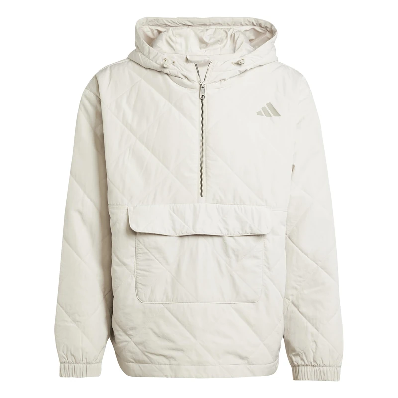 adidas Men's MERCEDES - AMG PETRONAS FORMULA ONE TEAM PREMIUM SWEAT JACKET MEN, Wonder Alumina/Putty Beige, XXL