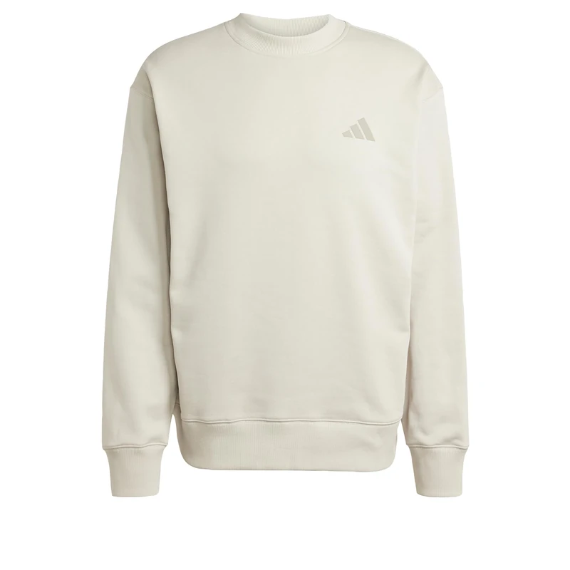 adidas Men's MERCEDES - AMG PETRONAS FORMULA ONE TEAM PREMIUM SWEAT SWEAT TOP MEN, wonder alumina/putty beige, XXL